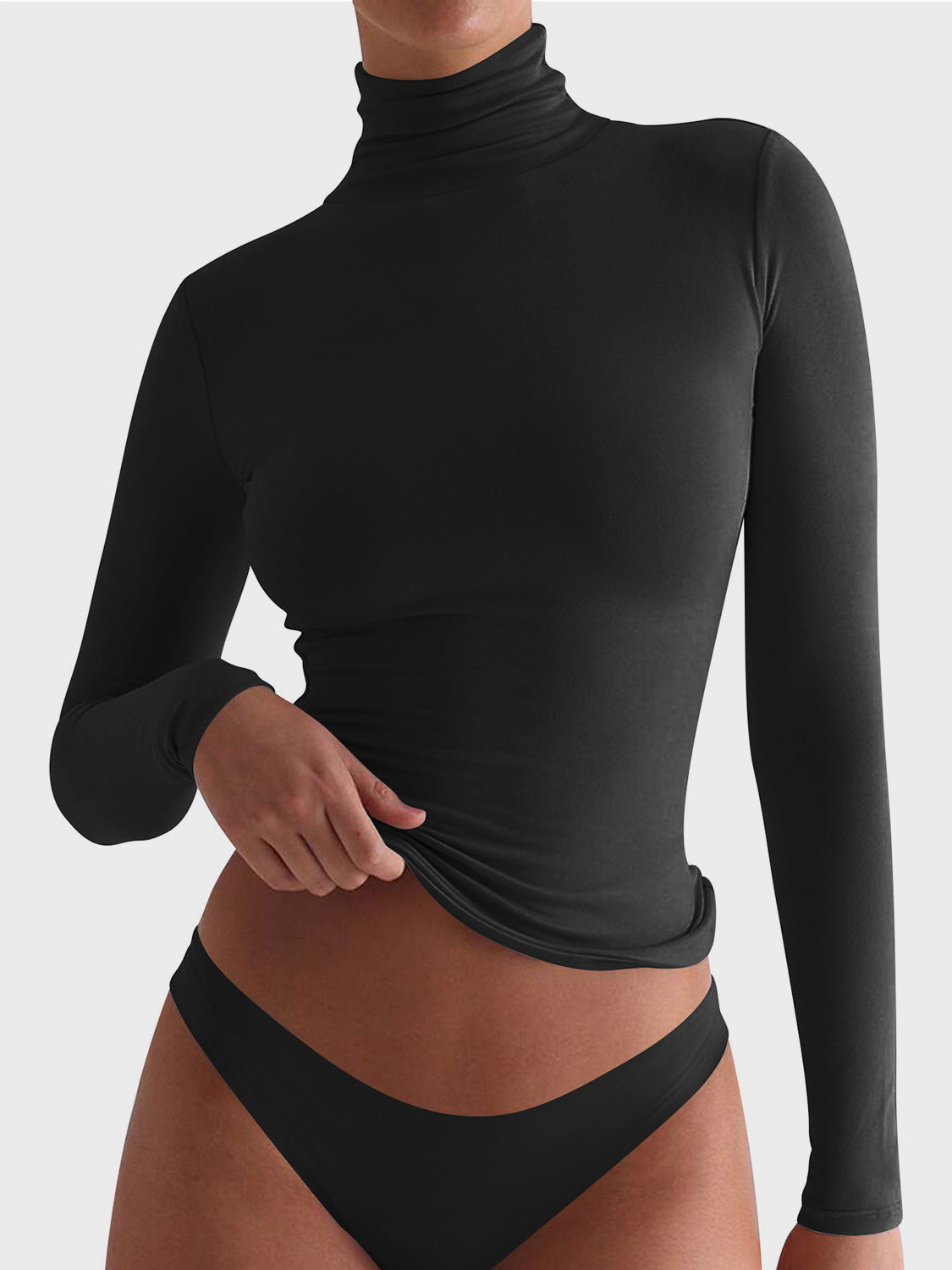 Lovelet Turtleneck Long Sleeve T-Shirt