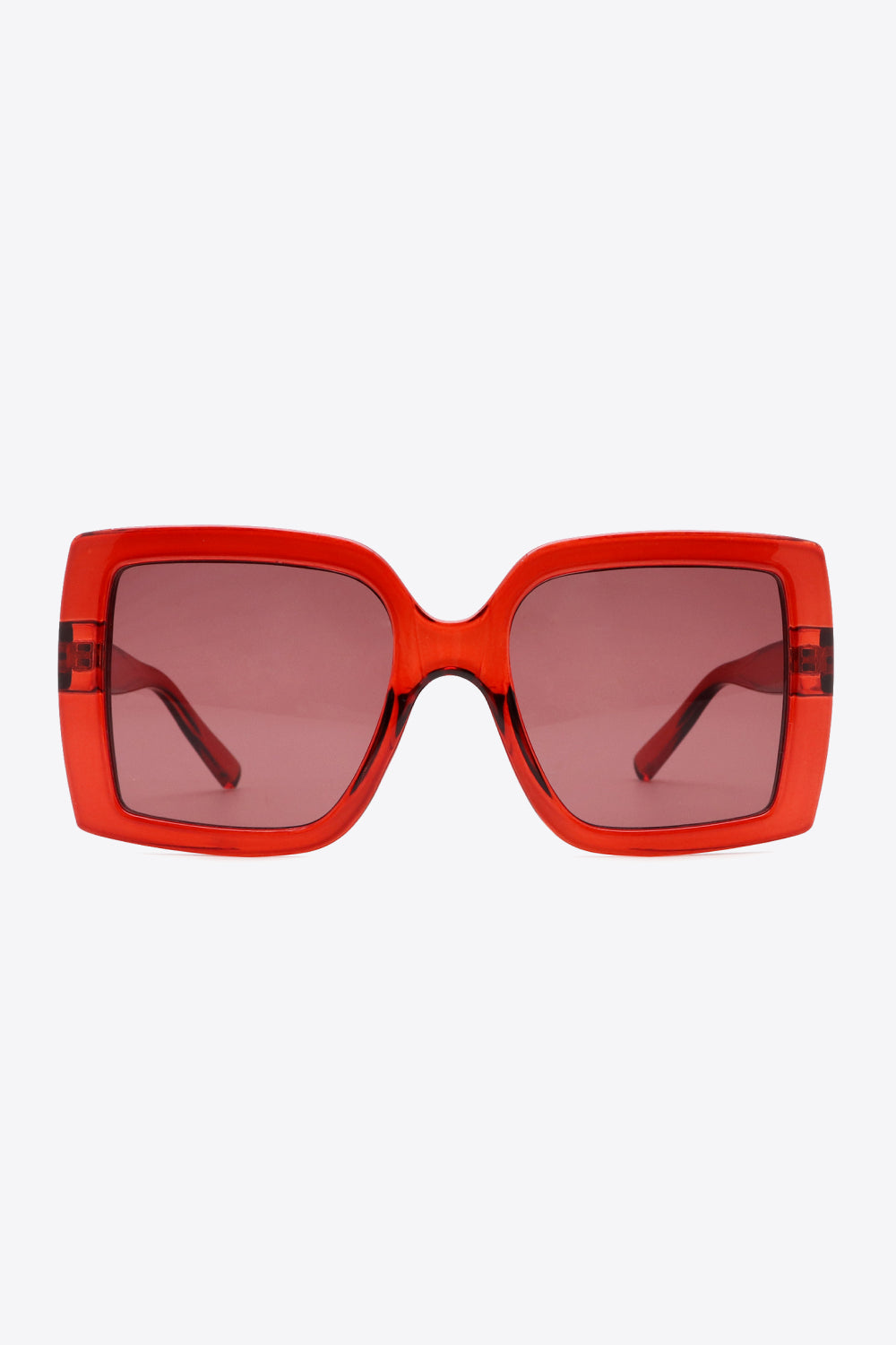 Acetate Lens Square Sunglasses front