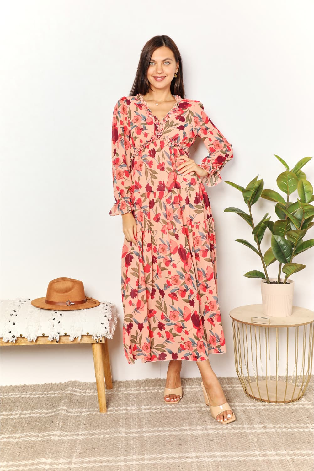 maxi dress front