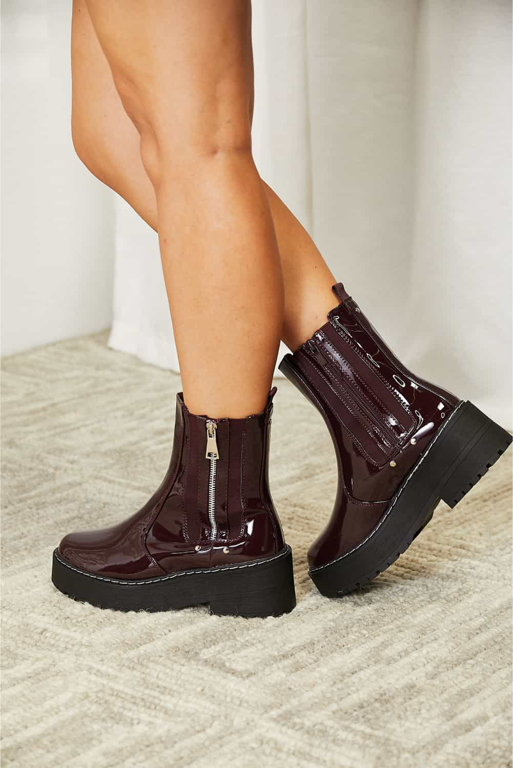 Forever Link Side Zip Platform Boots_3