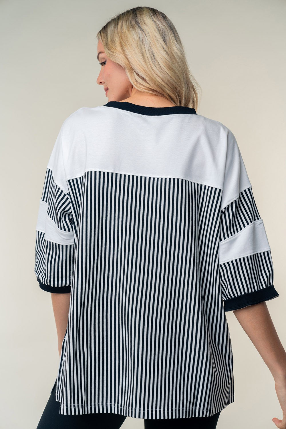 round neck top back