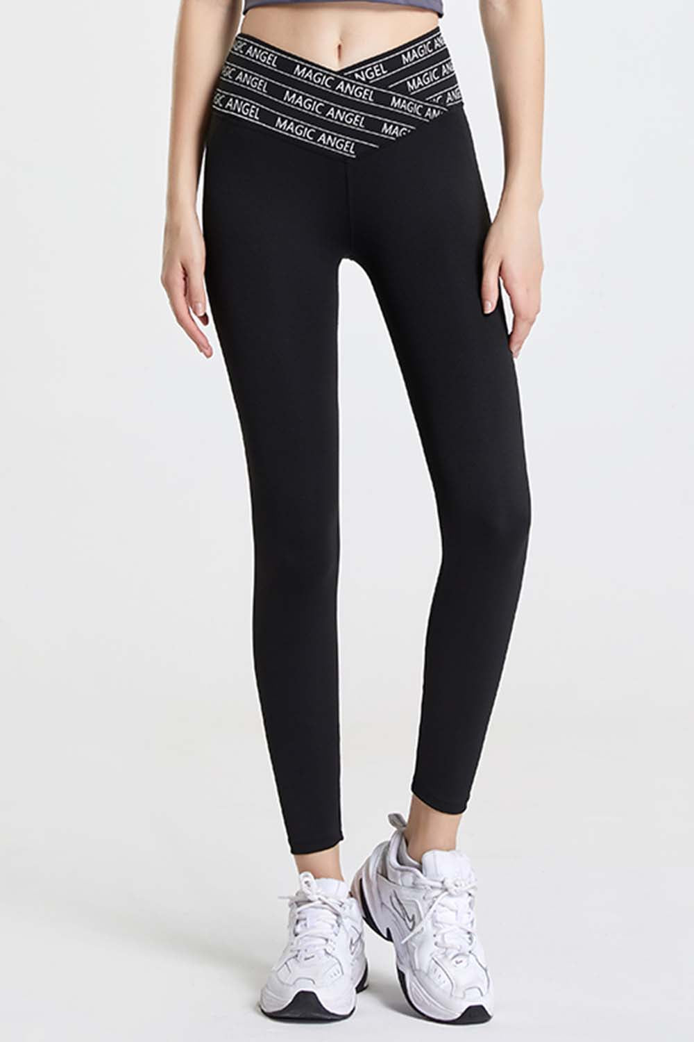 Wide Waistband Sports Pants