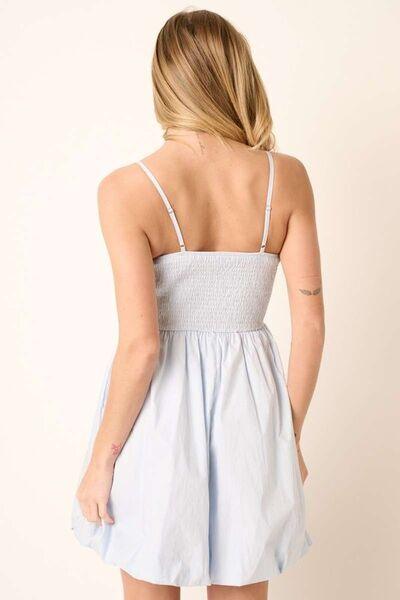 Mittoshop Ruched Detail Bubble Hem Mini Dress