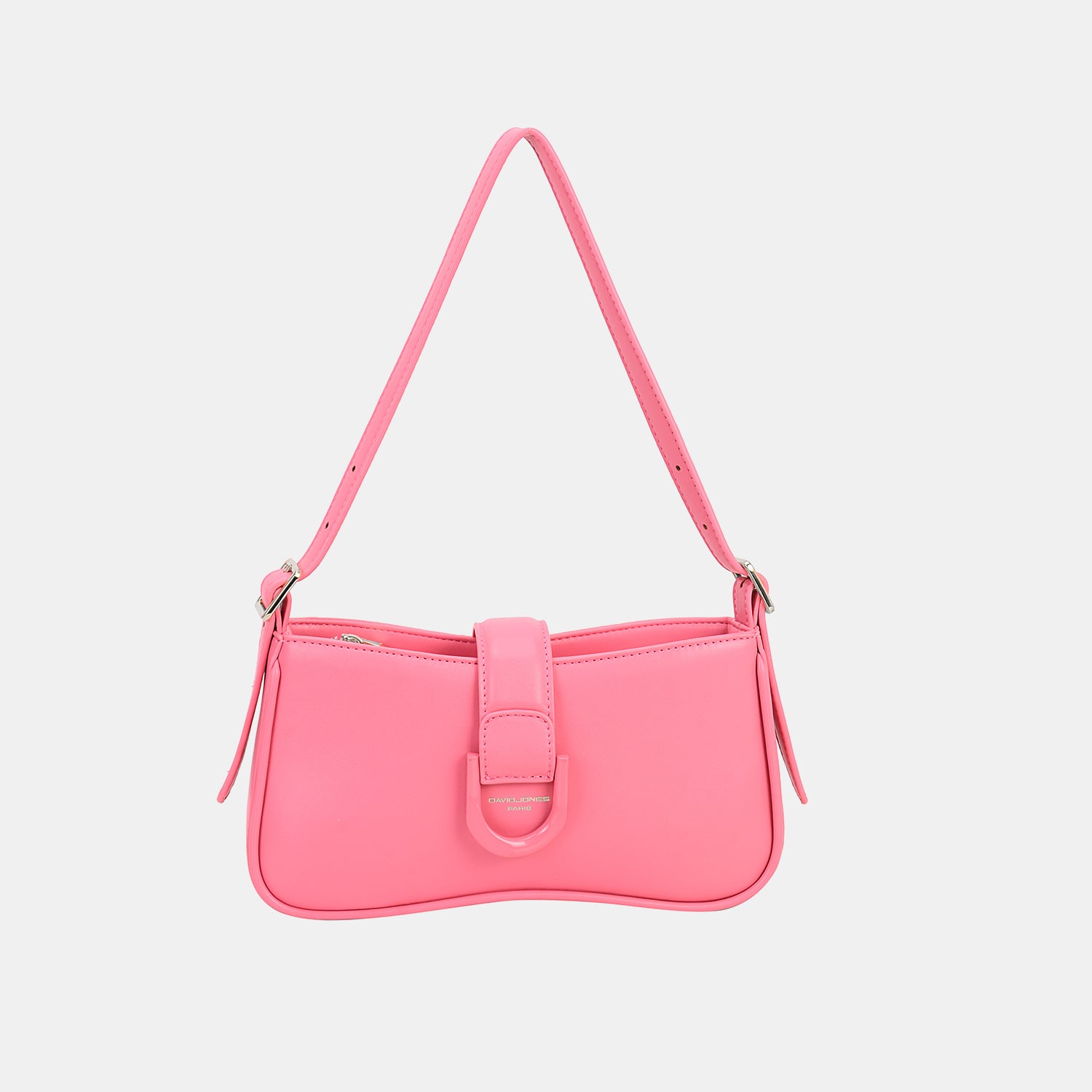 David Jones PU Small Leather Shoulder Bag Pink