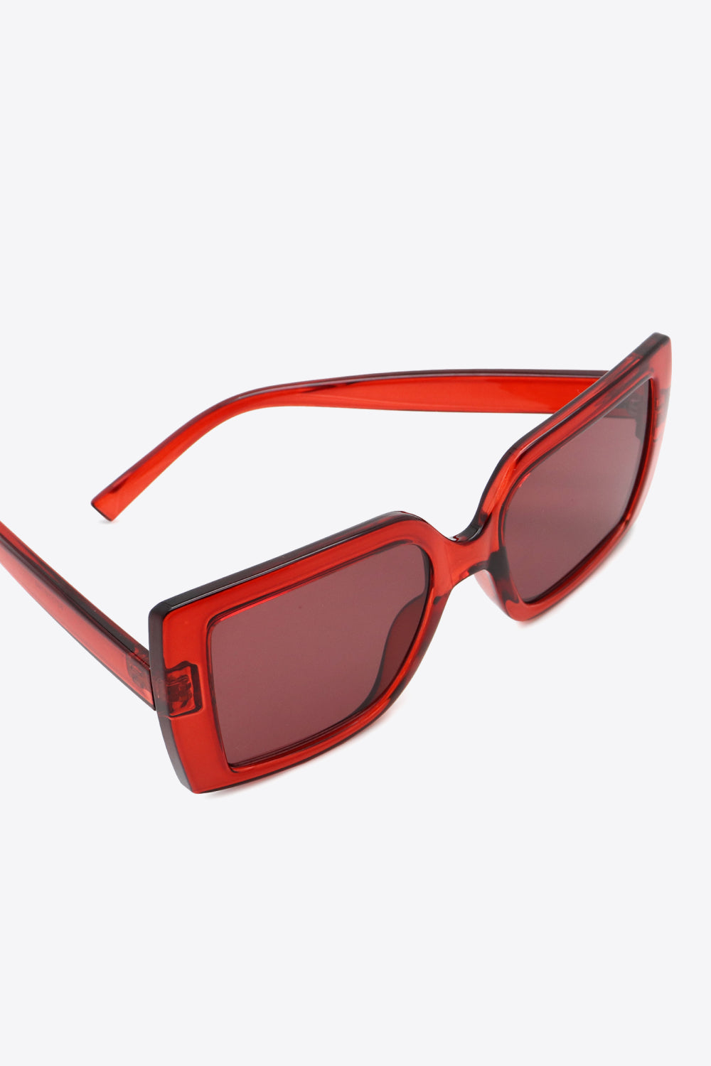 Acetate Lens Square Sunglasses right side